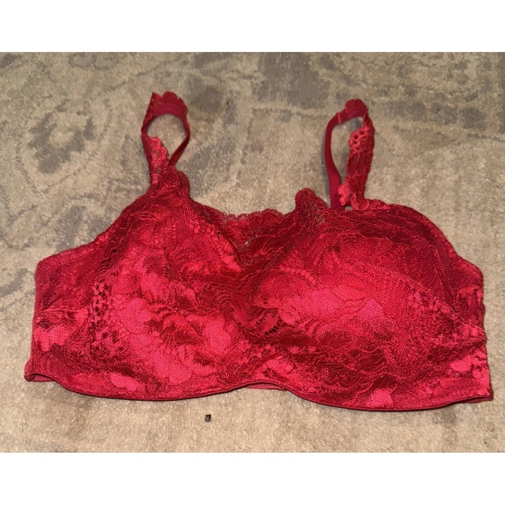 Soma Womens Camisole Cami‎ Bra Red Size 34D
